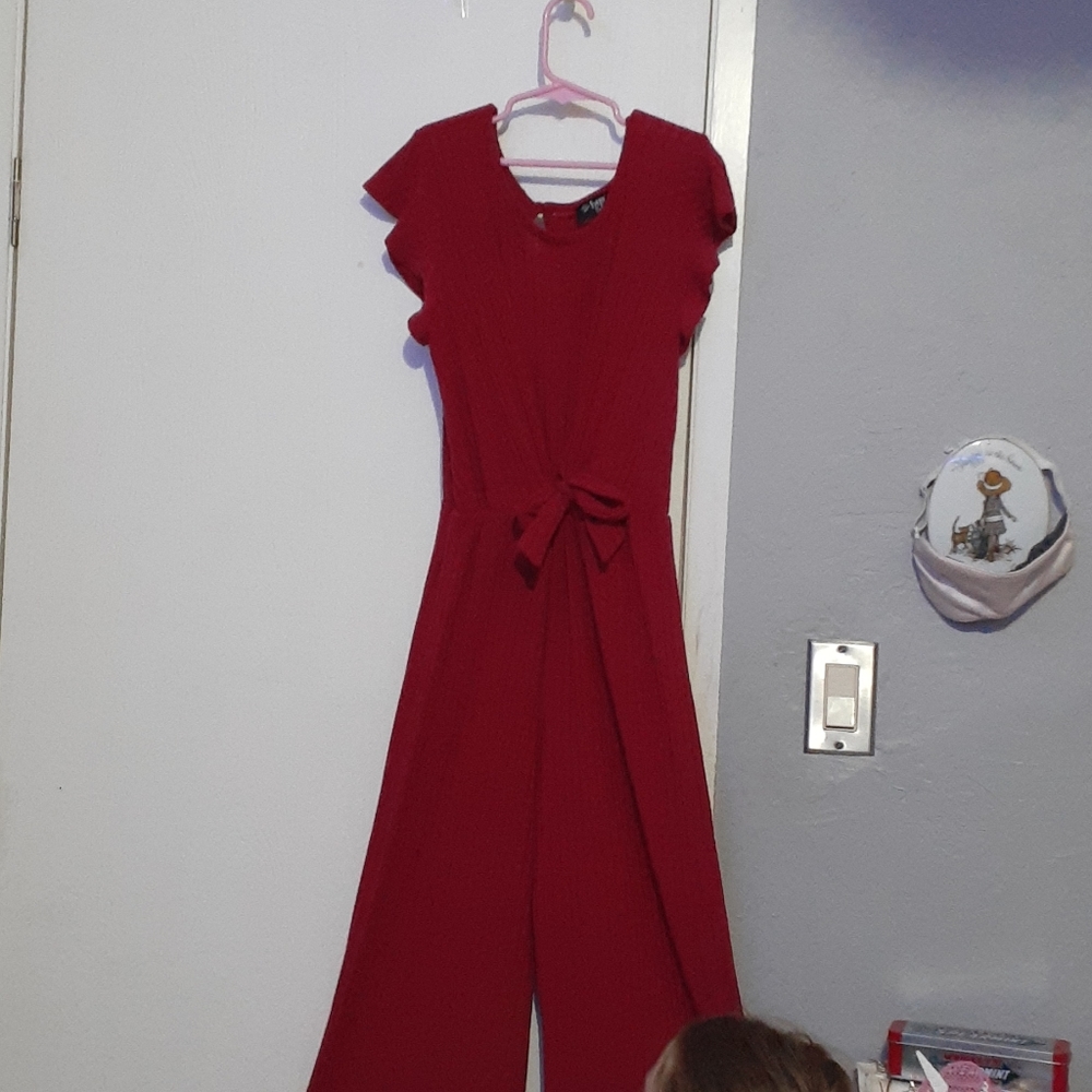 Maroon pantsuit - Picture 2 of 3